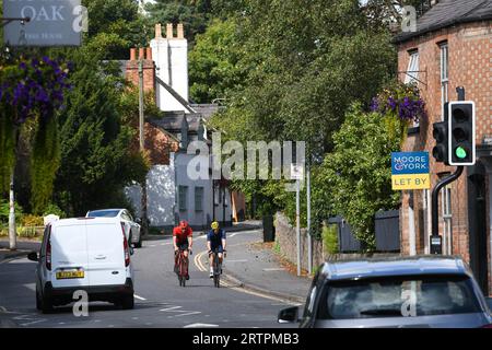 Vue générale du village de quorn leicestershire Banque D'Images