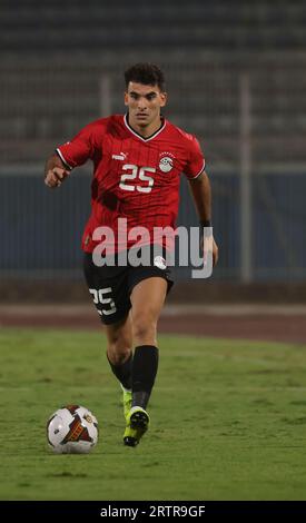 Egypte, le Caire - 12 septembre 2023 - Zizo d'Egypte lors d'un match international amical entre l'Egypte et la Tunisie au Stade du 30 juin au Caire. Égypte. ( Banque D'Images