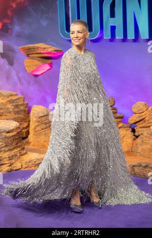 Londres, Royaume-Uni. 16 février 2023. Sur la photo : Evangeline Lilly assiste à la projection de Gala britannique de 'Ant-Man and the Wasp : Quantumania' au BFI IMAX. Crédit : Justin Banque D'Images