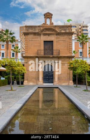 La capilla del puerto de Malaga, chapelle historique du port de Malaga, Andalousie, Espagne Banque D'Images