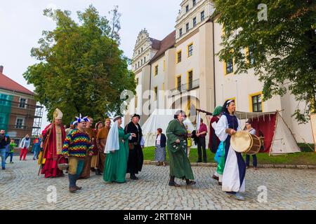 Fête de la vieille ville Bautzen 2018, eau, Art, lumière Banque D'Images