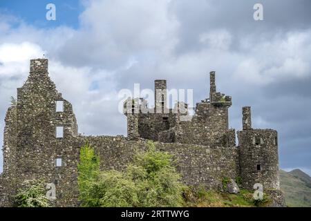 Château de Kilchurn dans les Highlands du centre de l'Écosse Banque D'Images