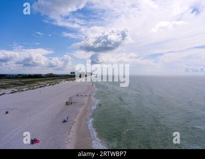 Vue aérienne de Orange Beach, Florida Banque D'Images