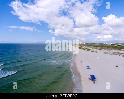 Vue aérienne de Orange Beach, Florida Banque D'Images