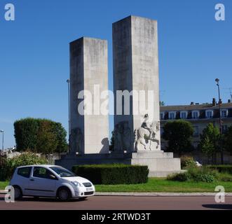 Monument de la Gendarmerie nationale, Monument de la police nationale. Versailles, France Banque D'Images