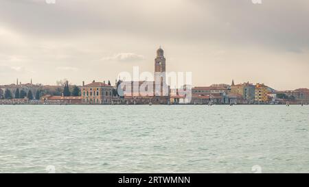 Bâtiments historiques sur l'île de Murano près de Venise, Italie, Europe. Banque D'Images