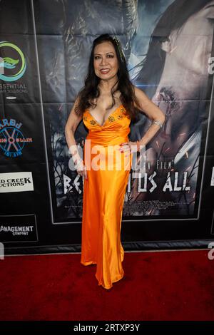 Los Angeles, États-Unis. 14 septembre 2023. Joycelyne Lew assiste à la première du film de Los Angeles BENEATH US ALL au Laemmles Town Center 5, Los Angeles, CA 14 septembre 2023 Credit : Eugene Powers/Alamy Live News Banque D'Images