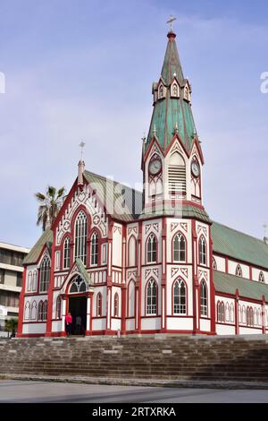 Arica, Catedral de San Marcos par Gustave Eiffel (néo-gothique). Norte Grande de Chile, région d'Arica y Paranicota. Chili. Banque D'Images