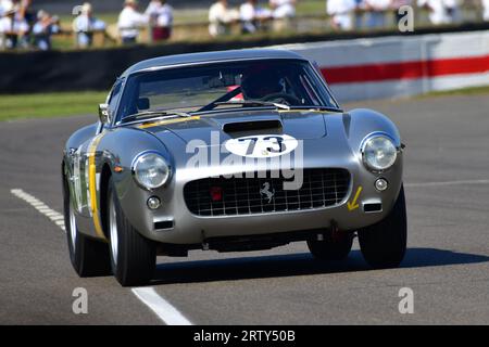 Emanuele Pirro, Ferrari 250 GT SWB/C, lavant Cup, une course de vingt-cinq minutes en monopilote pour Ferrari GT qui a concouru entre 1960 et 1966, fea Banque D'Images