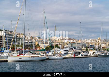 Ville de Kavala située dans le nord de la Grèce Banque D'Images