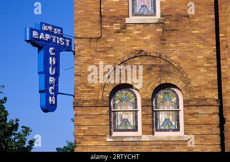 16th Ave Baptist Church, Birmingham, Alabama Banque D'Images