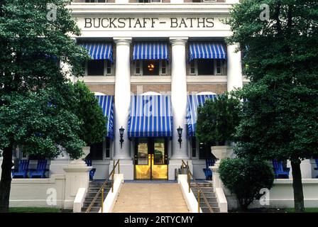 Buckstaff Bathhouse, parc national de Hot Springs, Arkansas Banque D'Images