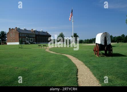 Second fort Smith, fort Smith National Historic site, Arkansas Banque D'Images