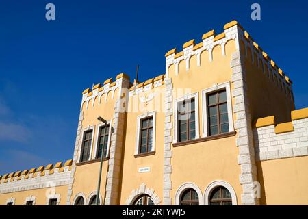 Swakopmund : ancienne caserne (époque coloniale allemande), région d'Erongo, Namibie Banque D'Images