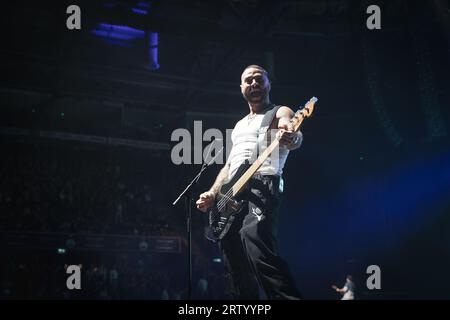 Nottingham, Royaume-Uni le 15 septembre 2023, Matt Willis de Busted se produit à nottingham au Motorpoint Arena de Nottingham dans le cadre de la tournée 20e anniversaire du groupe Credit : Paul Smith / Alamy Live News Banque D'Images