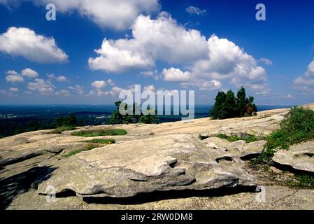 Sommet de Stone Mountain, parc de Stone Mountain, Géorgie Banque D'Images