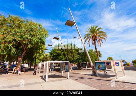 Héraklion, Grèce - 13 octobre 2021 : place de la liberté dans le centre-ville d'Héraklion, sur l'île de Crète en Grèce Banque D'Images