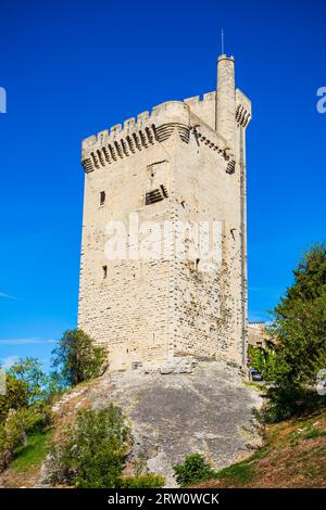 De la Tour Philippe le Bel ou Tour Philippe le Bel est une tour médiévale dans la ville d'Avignon dans le sud de la France Banque D'Images