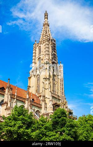 La cathédrale de Berne ou Berner Munster réformé suisse est une cathédrale dans la vieille ville de Berne en Suisse Banque D'Images