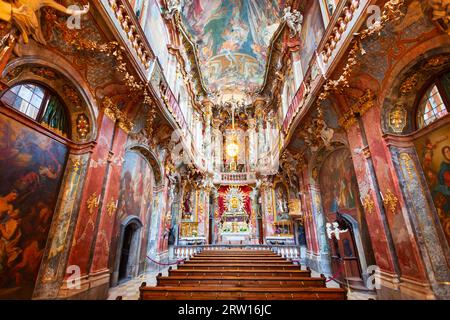 Munich, Allemagne - 07 juillet 2021 : l'église ASAM ou Saint Johann Nepomuk ou Asamkirche est une église baroque de Munich, dans le sud de l'Allemagne Banque D'Images