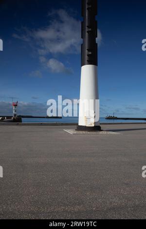 Tour de contrôle dans le port du Havre, France Banque D'Images