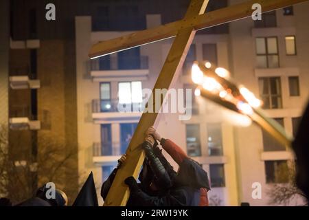 Passion jouer au Vendredi Saint à Gdansk, Pologne © Wojciech Strozyk / Alamy stock photo Banque D'Images