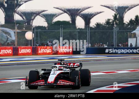 Singapour, Singapour. 16 septembre 2023. Kevin Magnussen (DEN) Haas VF-23. 16.09.2023. Formula 1 World Championship, Rd 16, Grand Prix de Singapour, Marina Bay Street circuit, Singapour, Journée de qualification. Le crédit photo doit se lire : XPB/Press Association Images. Crédit : XPB Images Ltd/Alamy Live News Banque D'Images