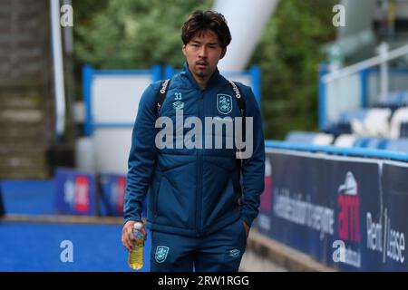 Huddersfield, Royaume-Uni. 16 septembre 2023. Yuta Nakayama de Huddersfield Town pendant le match du championnat Sky Bet Huddersfield Town vs Rotherham United au John Smith's Stadium, Huddersfield, Royaume-Uni, le 16 septembre 2023 (photo de Ryan Crockett/News Images) à Huddersfield, Royaume-Uni le 9/16/2023. (Photo de Ryan Crockett/News Images/Sipa USA) crédit : SIPA USA/Alamy Live News Banque D'Images