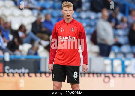 Huddersfield, Royaume-Uni. 16 septembre 2023. Sam Clucas de Rotherham United lors du match du championnat Sky Bet Huddersfield Town vs Rotherham United au John Smith's Stadium, Huddersfield, Royaume-Uni, le 16 septembre 2023 (photo de Ryan Crockett/News Images) à Huddersfield, Royaume-Uni le 9/16/2023. (Photo de Ryan Crockett/News Images/Sipa USA) crédit : SIPA USA/Alamy Live News Banque D'Images