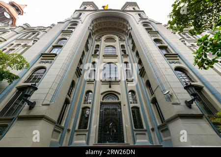 Le Palais National à Medellin. Le bâtiment commercial a été conçu à l'origine pour le gouvernement. Banque D'Images