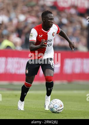 ROTTERDAM - Yankuba Minteh de Feyenoord lors du match néerlandais d'Eredivisie entre Feyenoord et sc Heerenveen au Feyenoord Stadion de Kuip le 16 septembre 2023 à Rotterdam, pays-Bas. ANP MAURICE VAN STEEN Banque D'Images