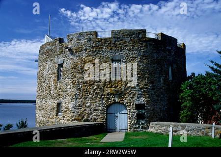 Fort William Henry, site historique d'État colonial Pemaquid, Maine Banque D'Images