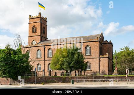 St Mary's Church (aujourd'hui tous saints), Edge Hill, Liverpool. Âgé de plus de 200 ans, Joseph Williamson (Williamson tunnels) y a assisté et y est enterré. Banque D'Images