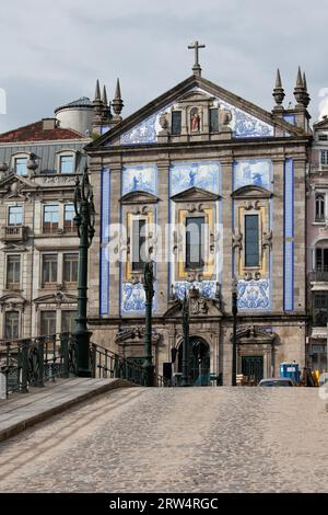 Église Saint Antoine Congregados (Igreja de Santo Antonio dos Congregados) à Porto, Porto, Portugal. Architecture baroque du 17e siècle Banque D'Images