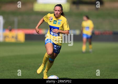 Viktoria Hahn (21 First Vienna FC) en action lors du match Admiral Frauen Bundesliga Vienna vs Bergheim à Hohe Warte (Tom Seiss/ SPP) crédit : SPP Sport Press photo. /Alamy Live News Banque D'Images