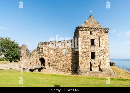 Les ruines du château de St Andrews, Fife, Écosse, Royaume-Uni Banque D'Images