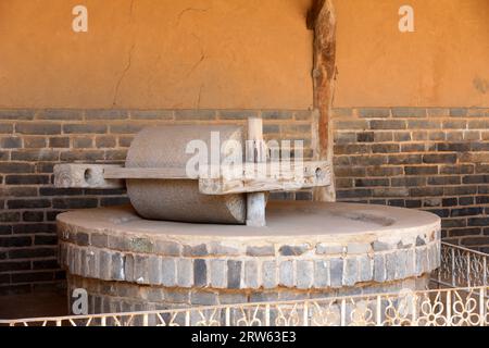 Outils agricoles traditionnels de style chinois Banque D'Images