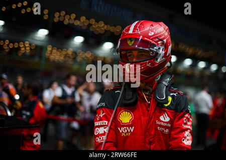 Singapour, Singapour. 17 septembre 2023. LECLERC Charles (mco), Scuderia Ferrari SF-23, portrait lors du Grand Prix de Singapour de Formule 1 Singapore Airlines 2023, 15e manche du Championnat du monde de Formule 1 2023 du 15 au 17 septembre 2023 sur le circuit Marina Bay Street, à Singapour - photo Florent Gooden/DPPI crédit : DPPI Media/Alamy Live News Banque D'Images