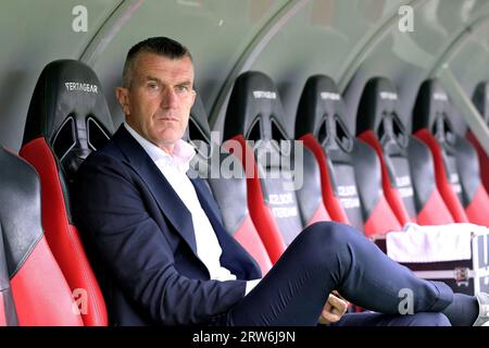 ROTTERDAM - l'entraîneur du sbv Excelsior Marinus Dijkhuizen avant le match néerlandais d'Eredivisie entre le sbv Excelsior et l'Almere City FC au stade Van Donge & de Roo le 17 septembre 2023 à Rotterdam, aux pays-Bas. ANP GERRIT VAN COLOGNE Banque D'Images