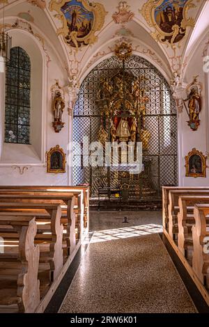 BAVIÈRE : OBERALLGÄU - OBERSTDORG - CHAPELLE LORETTO Banque D'Images