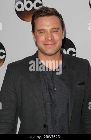 **PHOTO DE FICHIER** Billy Miller est décédé. Pasadena, CA - 14 janvier : Billy Miller participe à la tournée de presse hivernale TCA de Disney ABC Television Group au Langham Huntington Hotel and Spa le 14 janvier 2015. Crédit photo : Faye Sadou/MediaPunch Banque D'Images