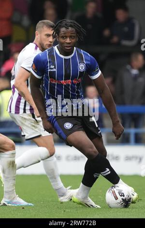 Rochdale v Barnet 16 septembre 2023 à la Crown Oil Arena. Vanarama National League Rochdale 4 contre Barnet 2 Banque D'Images