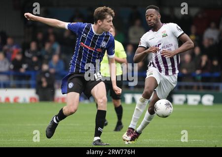 Rochdale v Barnet 16 septembre 2023 à la Crown Oil Arena. Vanarama National League Rochdale 4 contre Barnet 2 Banque D'Images