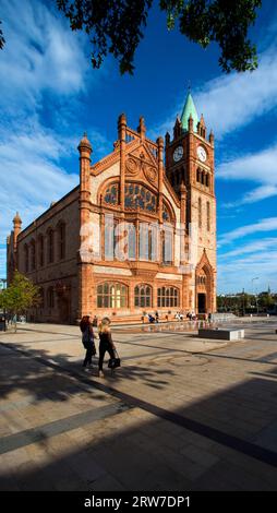 The Guildhall, Derry City, Irlande du Nord Banque D'Images