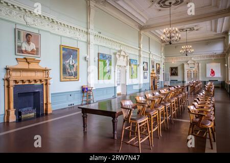 La longue salle au Lord's Cricket Ground Banque D'Images