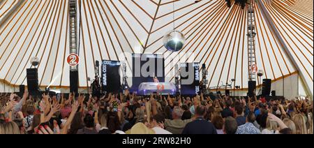 BBC radio 2 in the Park, Victoria Park, Leicester, Leicestershire, Royaume-Uni. Le festival de musique a eu lieu le week-end du 17/18th septembre 2023. Banque D'Images