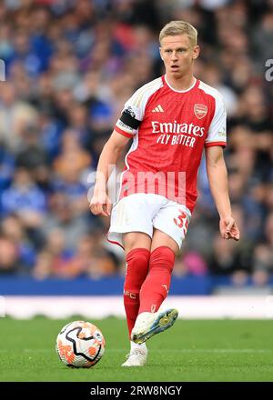 Liverpool, Royaume-Uni. 17 septembre 2023. Oleksandr Zinchenko d'Arsenal lors du match de Premier League à Goodison Park, Liverpool. Le crédit photo devrait être : Gary Oakley/Sportimage crédit : Sportimage Ltd/Alamy Live News Banque D'Images