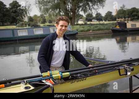 Jan Helmich Para-Rower à Cambridge, Royaume-Uni Banque D'Images