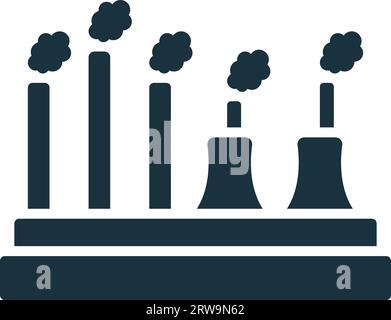 Icône Fabrication. Panneau simple monochrome issu de la collection Operation Management. Icône de fabrication pour logo, modèles, conception web et infographie. Illustration de Vecteur