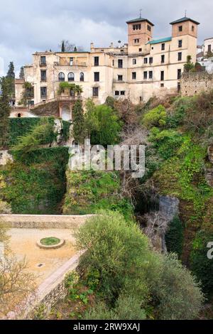 18e siècle Maison du roi mauresque (espagnol : la Casa del Rey Moro) dans la ville de Ronda, Andalousie, Espagne Banque D'Images